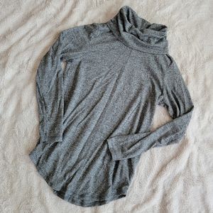 Grey Cowl Neck Sweater